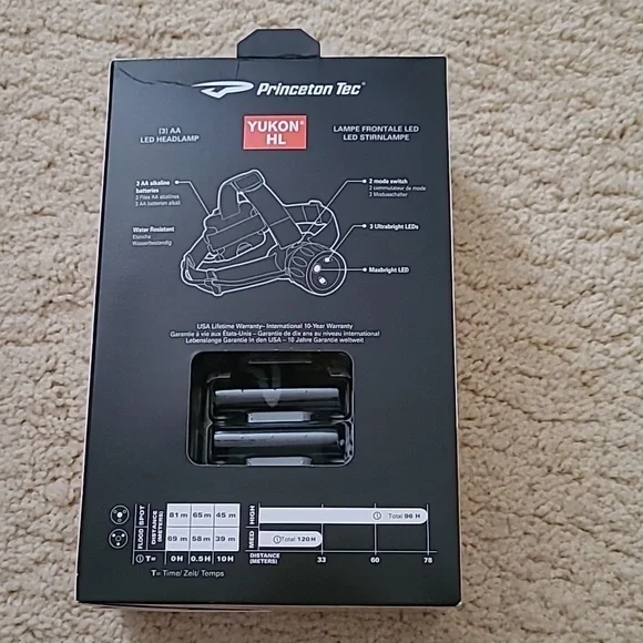 Brand New in Box Princeton Tec Yukon HL LED Headlamp - Picture 3 of 5